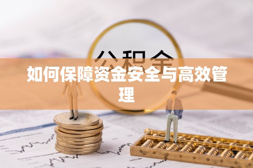 尉犁如何保障资金安全与高效管理