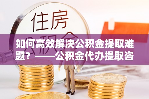 尉犁如何高效解决公积金提取难题？——公积金代办提取咨询服务全解析