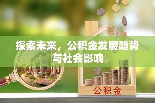 尉犁探索未来，公积金发展趋势与社会影响