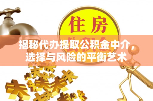 尉犁揭秘代办提取公积金中介，选择与风险的平衡艺术