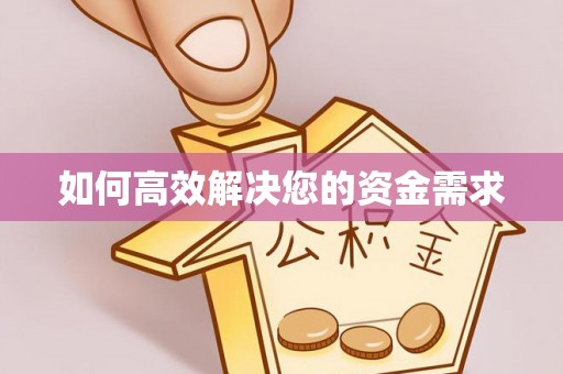 尉犁如何高效解决您的资金需求